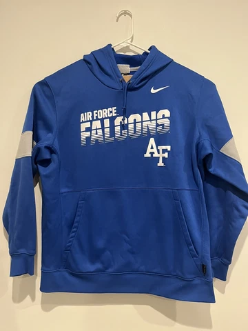 Nike US Air Force Academy Falcons Staff XL Pullover Sweater Hoodie AF Dri-Fit Cover