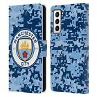 Man City Fc Digital Camouflage Leather Book Wallet Case For Samsung Phones 4