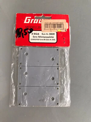 Rarität:  Set Originalverpackte Servobefestigungen Graupner Varioprop - Bild 1 von 2
