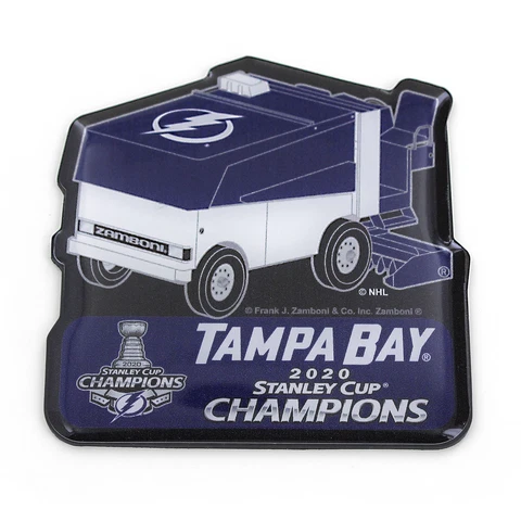 Tampa Bay Lightning 2020 NHL Stanley Cup Champions Aminco Zamboni Fridge Magnet Cover