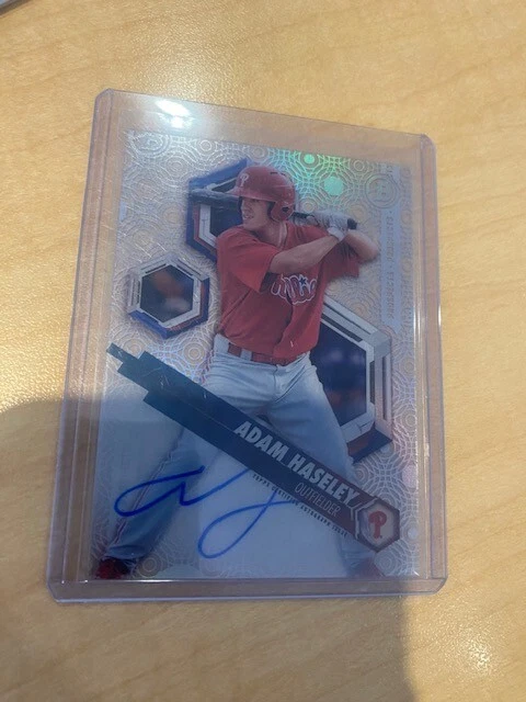 2018 Bowman High-Tek Adam Haseley Autograph - Philadelphia Phillies - Image 1 of 1