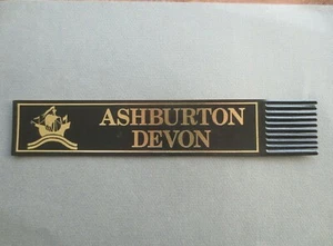 Cuero BOOKMARK DEVON Ashburton DARTMOOR Town Negro SIN USAR - Imagen 1 de 2