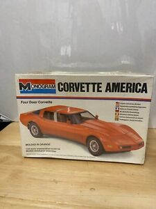 Four Door Corvette America Monogram 1:24 Model Kit # 2269 ~ Sealed Box