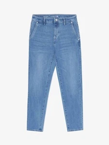 Lacoste Women's Tapered Fit Denim Pants in Light Blue Size XS EU/32 UK/4 - Picture 1 of 5
