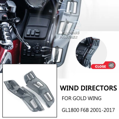 Directores de viento ventilados Gold Wing 2001-2017 Dragon Wing para Honda Goldwing GL1800 Foto 1 de 4
