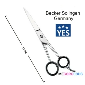 Forbici per capelli in acciaio inox 15 cm Becker Solingen Sì - Foto 1 di 1