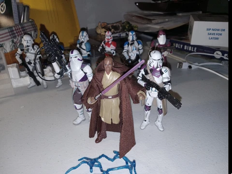starwars mace windu attack battalion Galactic Marine Airborne CloneWars Lot Of 3 Cover