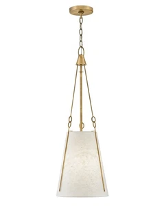 Lacquered Dark Brass LED Pendant from the Danvers Collection - Picture 1 of 1