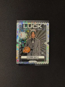 2024-25 Panini Prizm - Suerte de la Lotería Castillo de Stephon #12 Fast Break - Imagen 1 de 2