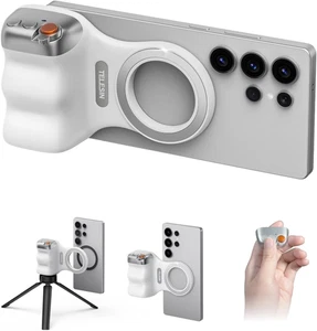 Magnetic Phone Camera Grip for Iphone/Android Fun Shot with Detachable Wireless  - Picture 1 of 11