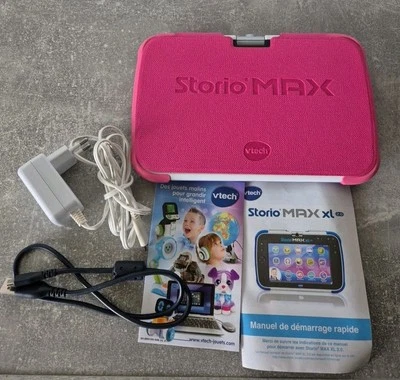 Vtech Storio Max XL Tablet  Lerntablet Lerncomputer pink Touch Französisch  - Bild 1 von 4