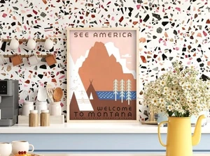 Montana Travel Poster: 1936 See America Series - Picture 1 of 5
