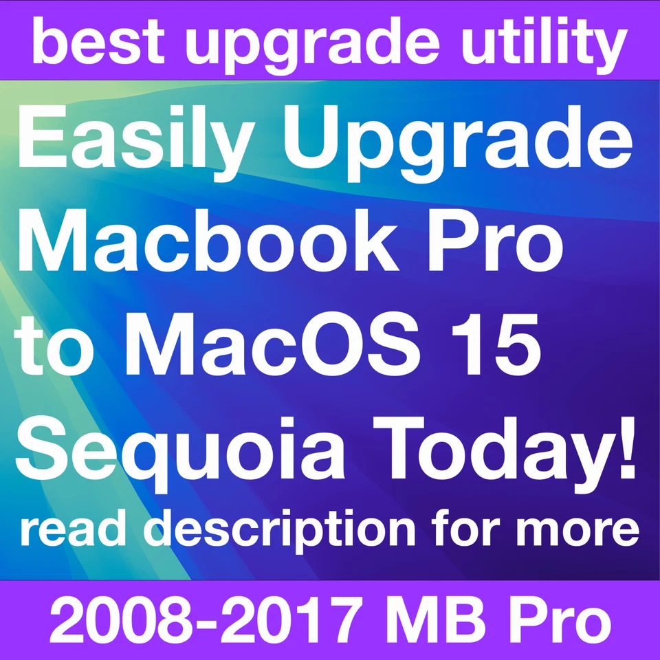 Macbook Pro Actualización/Instalar USB con Parche para Macos 15 Secuoya 4 - Imagen 1 de 4