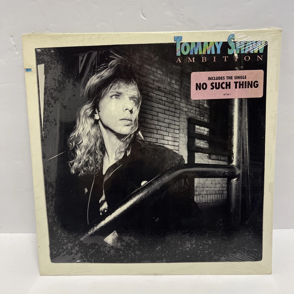 Tommy Shaw Ambition LP Record 81798  Vinyl Atlantic Records New Sealed 1987 - Image 1 of 4