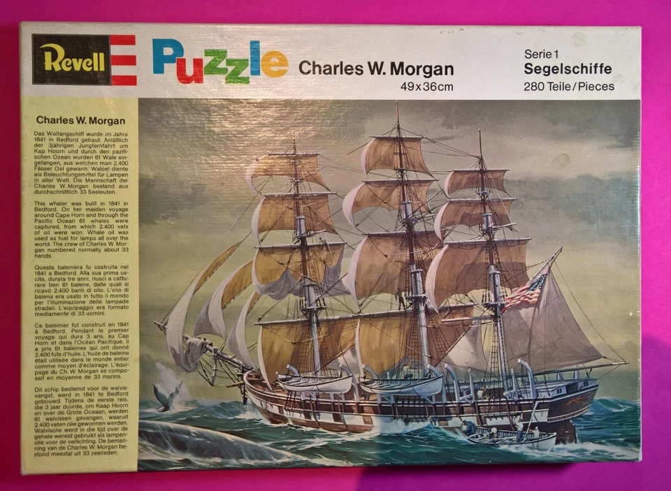 Revell PUZZLE Charles W. Morgan [ 280 Teile ] ( Vollständig ) P-4502 - Bild 1 von 4