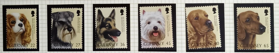 Guernsey  2001 Centenary of Guernsey Dog Club Unmounted Mint Set. - Image 1 of 1