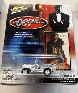 2002 Johnny Lightning 007 James Bond 40th License to Kill Sanchez's Willy Jeep - Picture 1 of 2