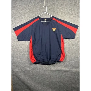Cooperstown Dreams Park Navy Red Baseball Pullover Summer Tradition Jacket L - Picture 1 of 8