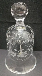 Waterford Crystal 12 Days of Christmas Bell Two Turtle Doves Bell 1985 - Picture 1 of 6