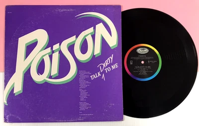 POISON Talk Dirty To Me (1986) PROMO 12" Single *EX/MINT-VINYL* b173 - Image 1 of 4