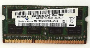 Samsung 🔧 2GB DDR3-1333 (PC3-10600S) Laptop Memory SO-DIMM 🟥 ☆ - Picture 1 of 2