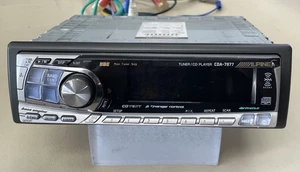 Old School Alpine CDA 7977 Tuner/CD Player, 4V Pre-out, Video Available - Picture 1 of 22