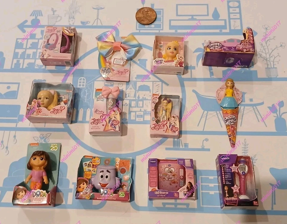 Zuru Toy Mini Brands Lot x12 Girls Collection: Sparkle Girls, Nickelodeon, VTECH - Image 1 of 1