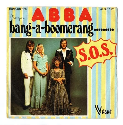 Disque vinyle 45t. ABBA "Bang-a-boomerang" 1975 - Photo 1/2