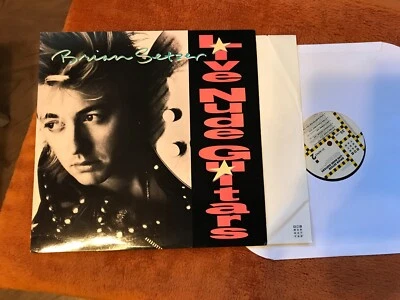 STRAY CATS BRIAN SETZER Live Nude Guitars LP 1988 EMI/Manhattan nm album rare! - Image 1 of 2