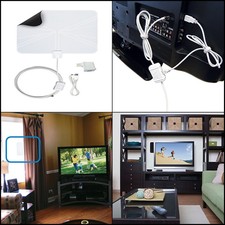 FlatWave Amped FL5500A Amplified Digital Indoor HD TV Reception Antenna 50 Mile