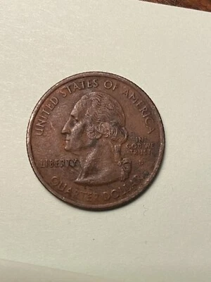 2000-D Massachusetts State Quarter Copper Toned - Image 1 of 4