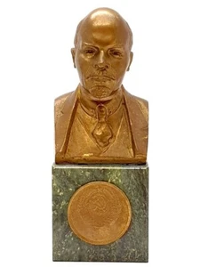 "Wladimir Iljitsch Lenin" massiv Bronze Büste Entwurf von Yuri Neroda um 1961 - Bild 1 von 6