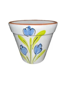 New England Keramik Übertopf Zimmerpflanze 4 1/2" Topf Made in Portugal ohne Abfluss Neu - Bild 1 von 9