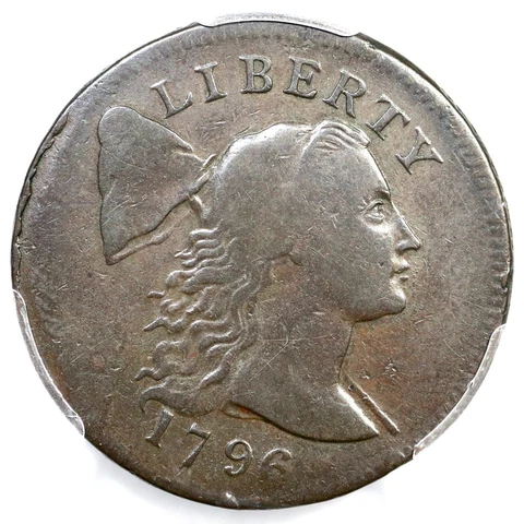 1796 S-87 R-3 PCGS VF 20 Liberty Cap Large Cent Coin 1c Cover