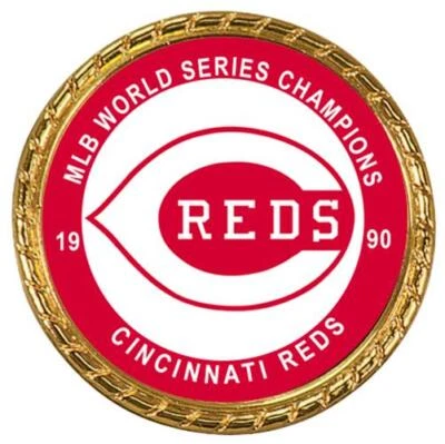 Moneda Homenaje Cincinnati Reds 1990 MLB Serie Mundial Campeones Campeonato Foto 1 de 3