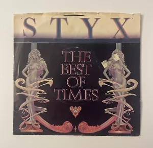 Styx – The Best Of Times / Lights 45RPM Single Record 7" Vinyl Single 45 RPM - Picture 1 of 4