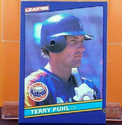 1986 LEAF Baseball Card # 138 *** TERRY PUHL *** Houston Astros - Image 1 of 2