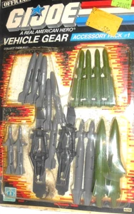 GI JOE vintage 1986 VEHICLE GEAR accessory pack 1 1987 tomahawk snowcat triple t - Picture 1 of 3