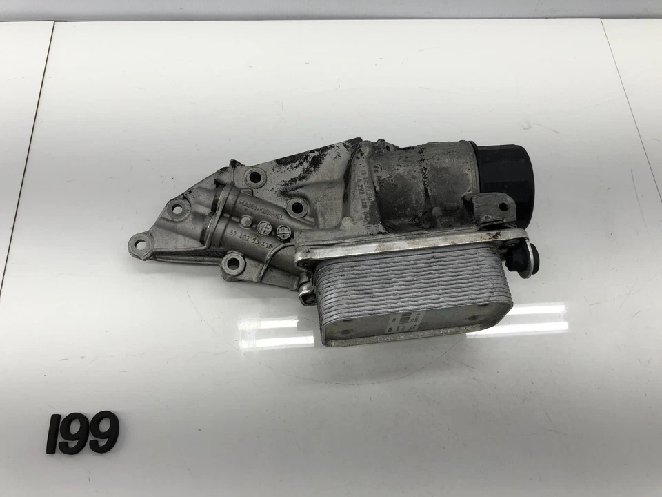 2006 MERCEDES-BENZ CLK350 3.5L OIL COOLER HEAT EXCHANGER FILTER HOUSING OEM - Image 1 of 4