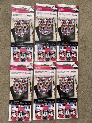Disney Minnie Mouse Simplicity Bondex 5" x 7"  Six Iron-On Twill Patches 6 NEW! - Image 1 of 2