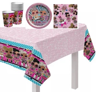 L.O.L. Surprise :Together 4-Eva Tableware Set : Cup,Plates,Napkin & Table Cover - Image 1 of 4