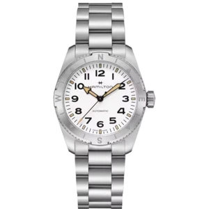 *NUEVO* Reloj para hombre Hamilton Khaki Field Expedition esfera blanca H70225110 - Imagen 1 de 4