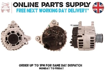 Alternador para Audi A1 A3 Q3 1.6TDI y 2.0TDI Quattro Diesel 140AMP -Nuevo Foto 1 de 4