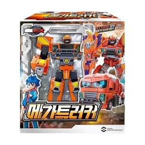 Metal Cardbot Mega Trucker Korean Truck Car Transforming Action Figure Robot - Picture 1 of 4