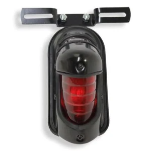 Black Beehive Style Tail light Ideal For Custom Motorcycle Builds - Picture 1 of 1