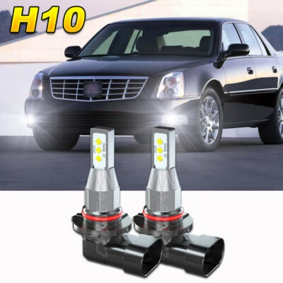 For Cadillac DTS 2006-2009 2010 2011 - 2PC 6000K White LED Fog Light Bulbs - Image 1 of 4