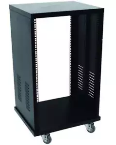16 HE 19" Stahlrack Server Schrank, Rollen Tischrack Netzwerk Rack Serverschrank - Bild 1 von 7