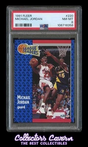 1991 Fleer #220 Michael Jordan PSA 8 (NM-MT) - Bild 1 von 2