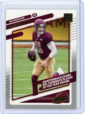 2021 Donruss Alex Smith Highlights Insert - Washington Football Team - Image 1 of 2