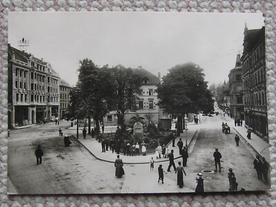 Pforzheim - Sedanplatz - hist. Aufn. 1904 Repro sw, ungel. - Bild 1 von 2